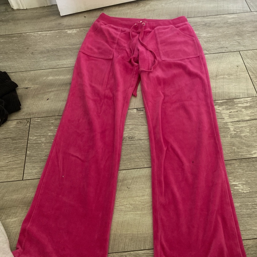 Pink Velour Pants
